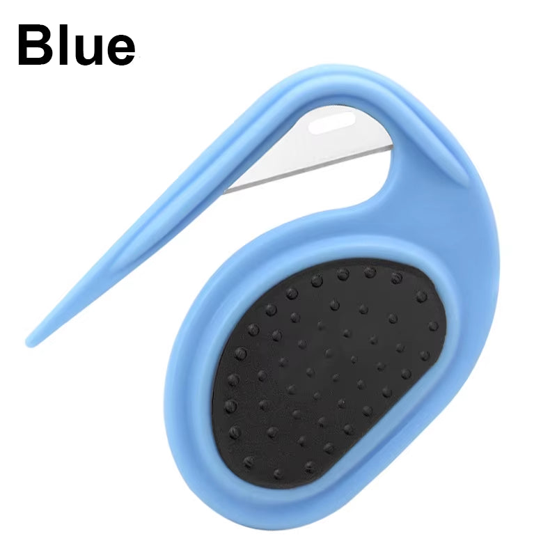 Pet Comb Dog Cat Hair Cutter Comb Dog Cat Hair Cutter Comb Anti-Slip Pet Hair Remover Brush Stainless Steel Dog Accessor